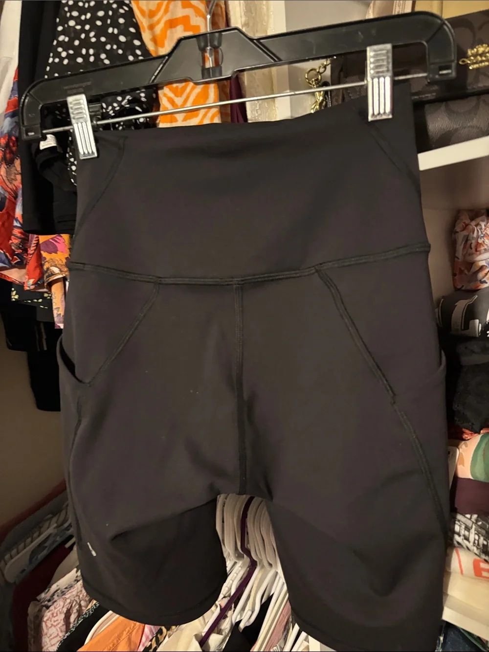 Lululemon black High-Waist Performance Bike Shorts